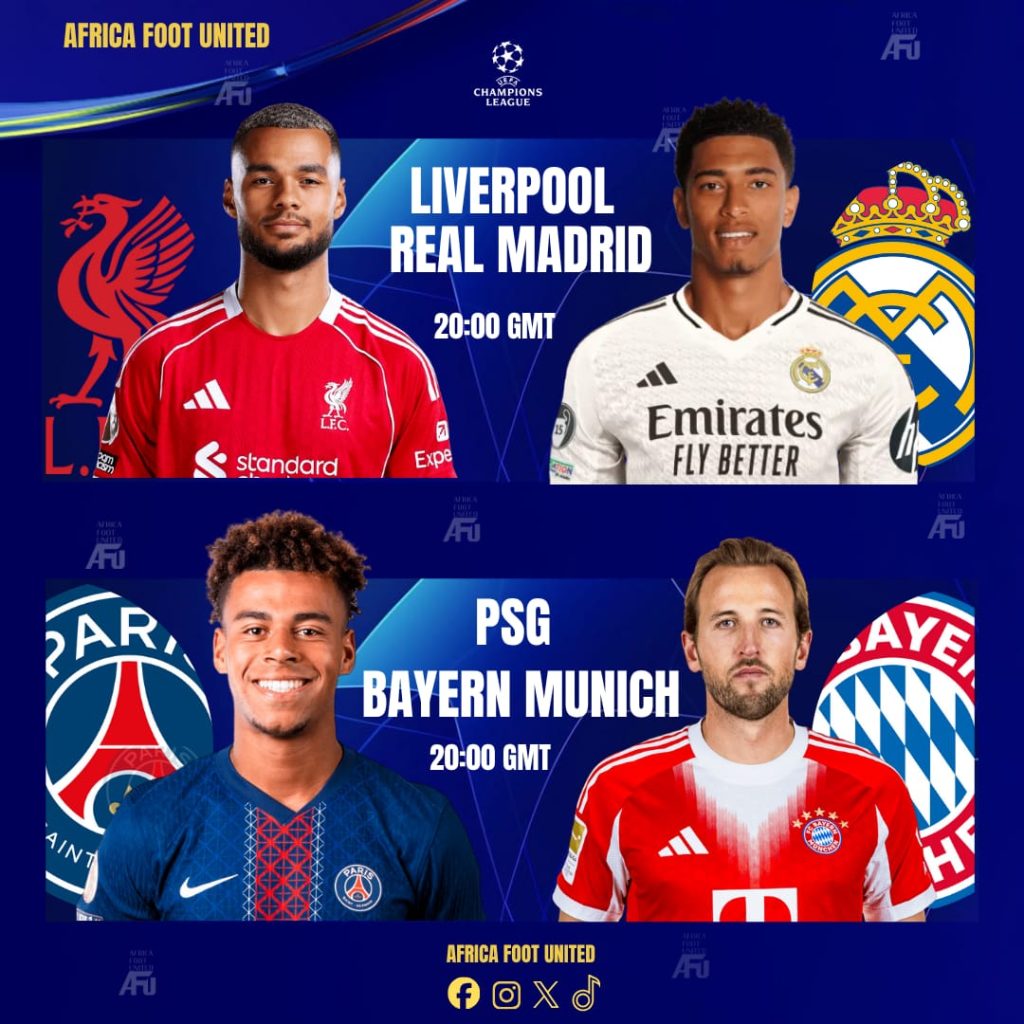 Ligue des Champions : où et à quelle heure suivre PSG-Bayern et Liverpool-Real Madrid ce mardi ?
