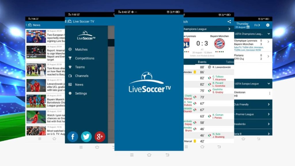 Liste des meilleures applications gratuites pour regarder le foot sur Android et iOS