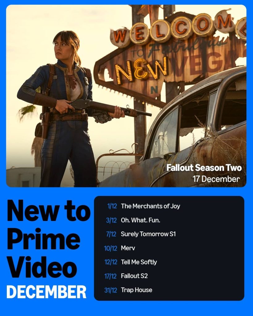 Les nouveaux films et séries à regarder en décembre sur Prime Video