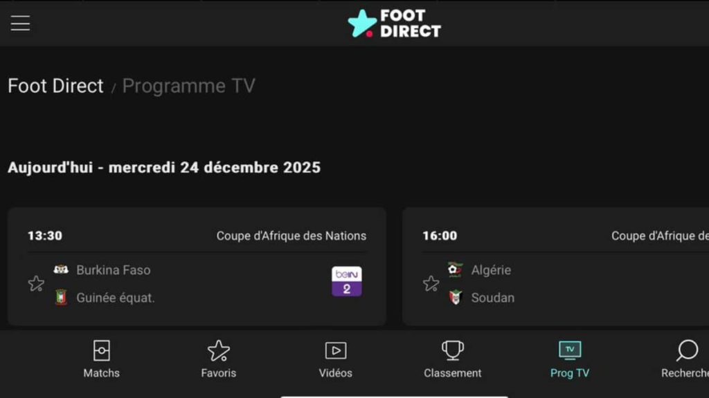 Nouvelle adresse FootDirect