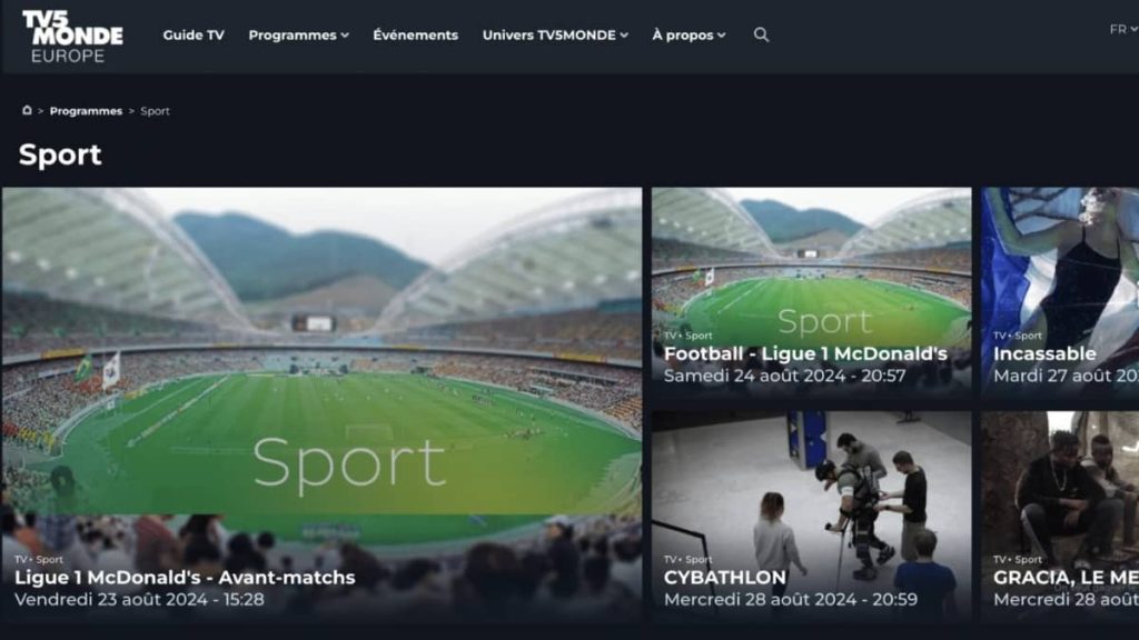 Sites de foot gratuits sans inscription