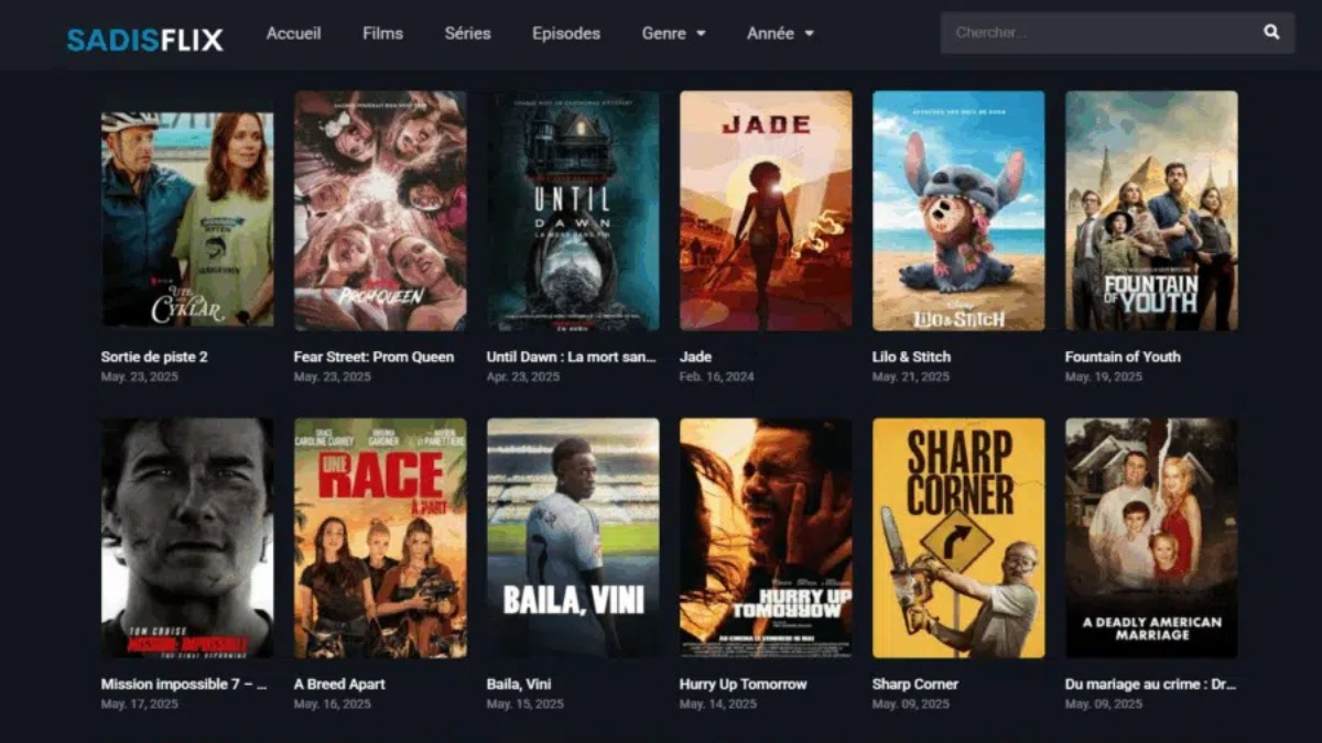 Voici la nouvelle adresse de Sadisflix