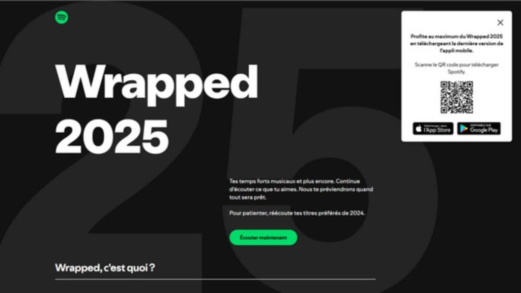 Spotify Wrapped 2025 : comment accéder à votre récap musical de l’année ?