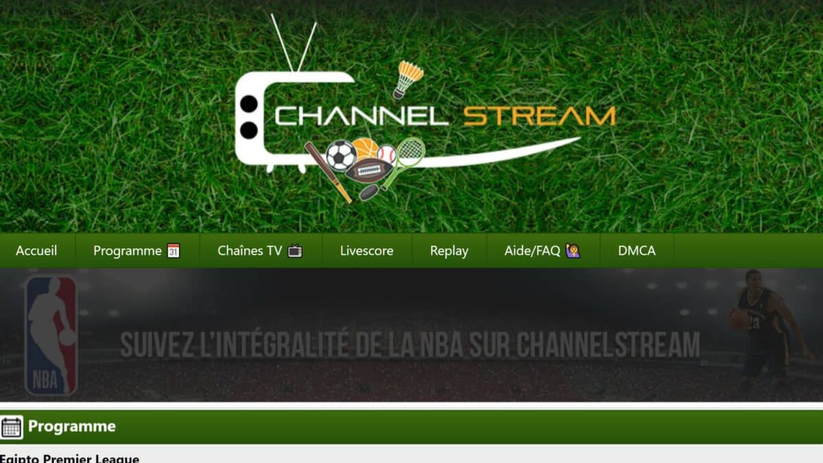 Nouvelle adresse Channel Stream