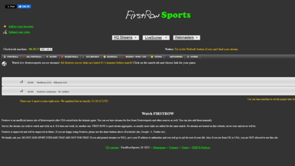 La nouvelle adresse de FirstRow en 2026