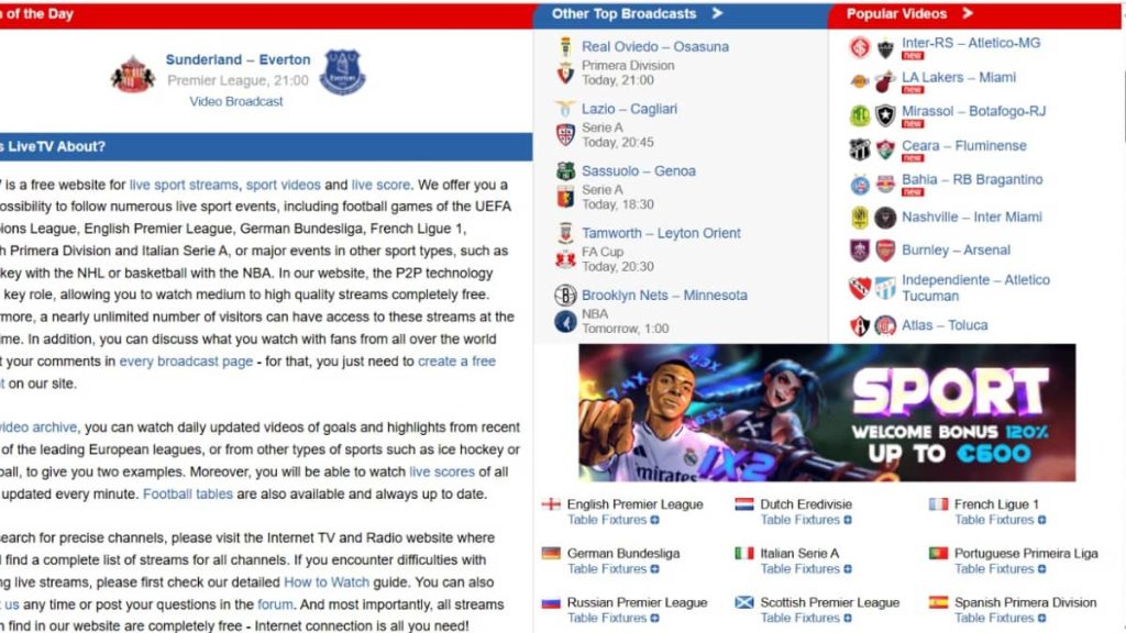 La nouvelle adresse Footybite