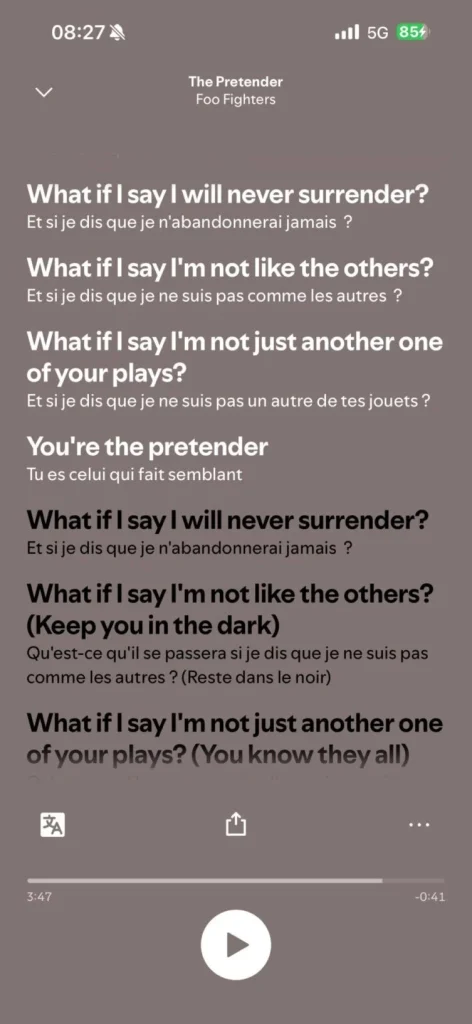 Traduction, paroles... les nouvelles fonctionnalités Spotify