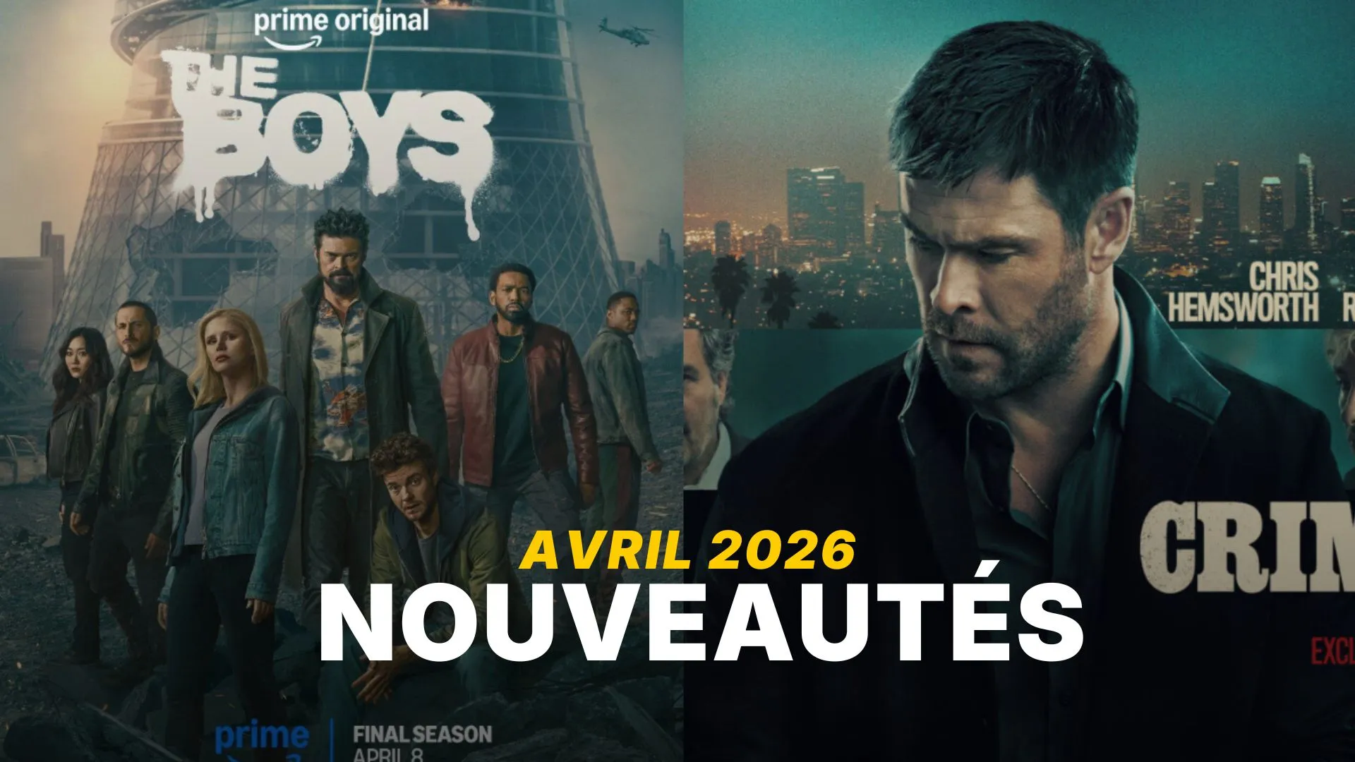 Les films et séries sur Prime Video en Avril 2026